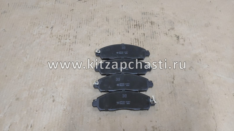 Колодки тормозные передние (комплект) Dongfeng DF6  D10602ZG0AB401 GANZ GIJ09577